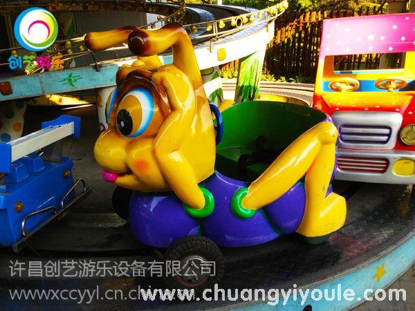 立交式轨道游乐设备 炫酷儿童跑车游乐设备 许昌创艺